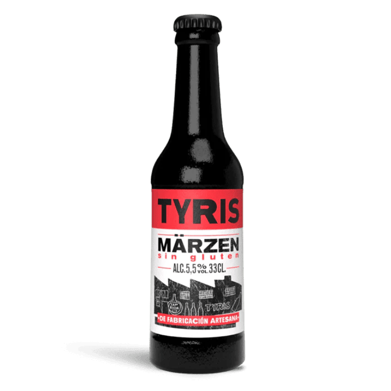 Tyris Märzen Sin Gluten, botella de 33 cl