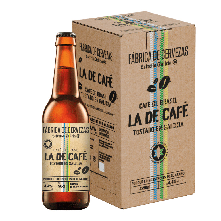 Fábrica de cervezas edición "La De Café", 4 botellas de 50 cl