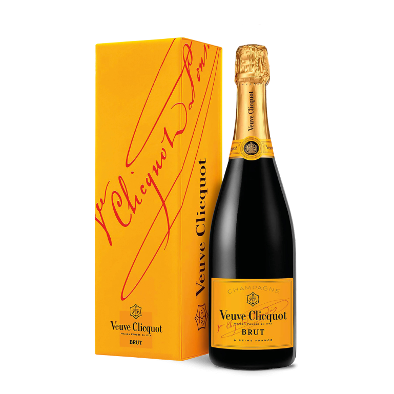 Veuve Clicquot Yellow Label, estuche con 1 botella de 75 cl