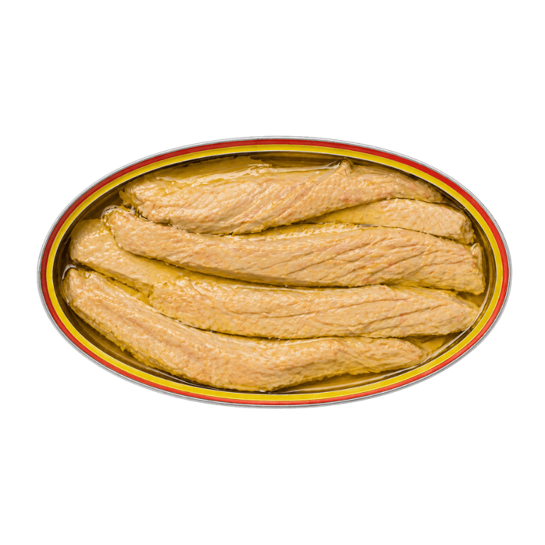 Ventresca de bonito del norte en aceite de oliva de Conservas Ortiz, 110 g