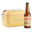 un pack de Nevera Polarbox Amarillo + 1906 Reserva Especial 24 Botellas 33 cl