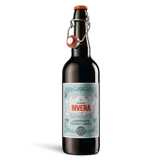 Vermut Rivera rojo, botella de 75 cl
