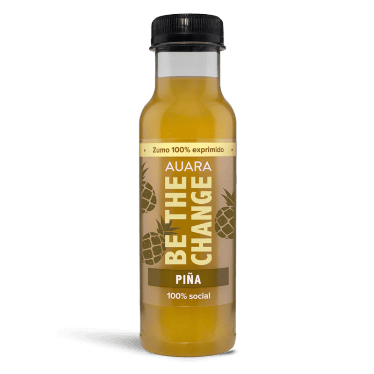 Zumo de piña de Auara, 12 botellas de 33 cl