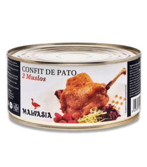 Confit de pato 2 muslos de Malvasía, 850 g
