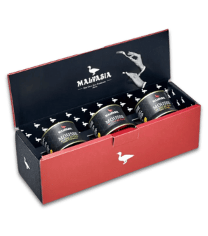 Cesta gourmet 3 Mousses de Malvasía, 130 g