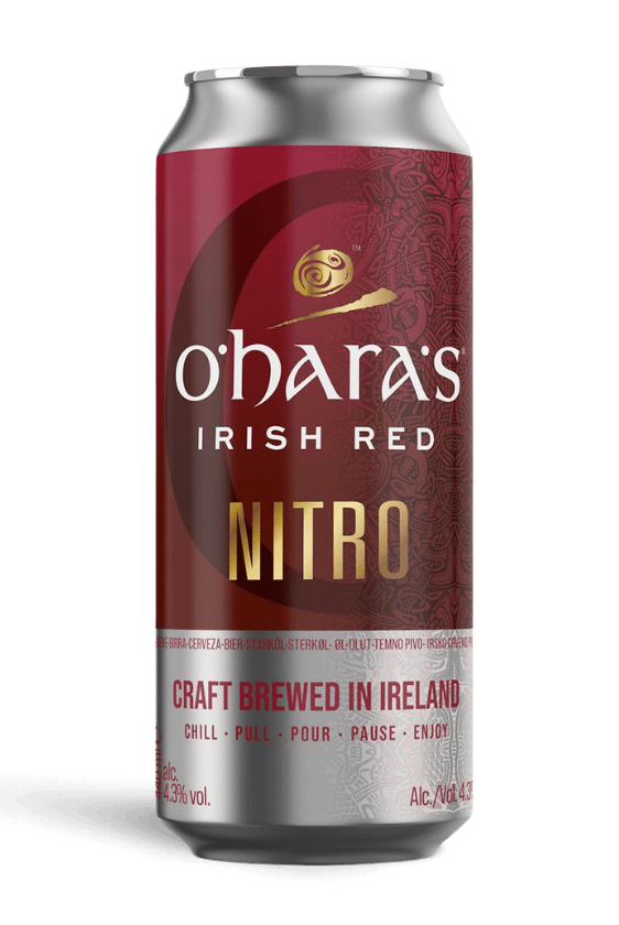 O'Hara's Irish Red Nitro, 6 latas de 44 cl