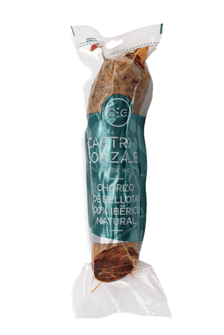 ¿Cómo elaboran el chorizo de bellota ibérico natural de Castro y González?