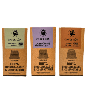 Pack de mix cápsulas de Cafés Lúa, 3 cajas de 10 unidades