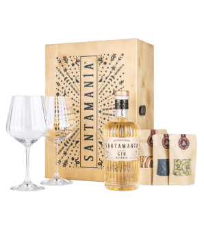 Ginebra Santamanía Reserva caja regalo gin tonic de Destilería de Madrid