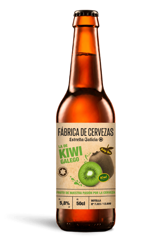 Fábrica de cervezas edición "La De Kiwi", 4 botellas de 50 cl