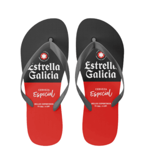 Chanclas de Estrella Galicia