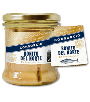 Bonito del Norte en aceite de oliva de Consorcio Gran Reserva, tarro de 190 g