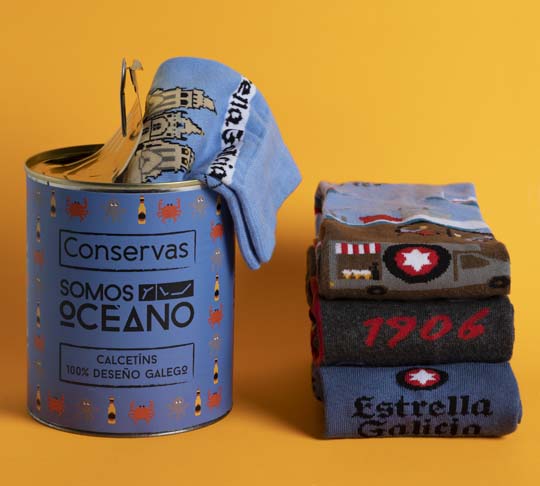 Pack calcetines Estrella Galicia y 1906