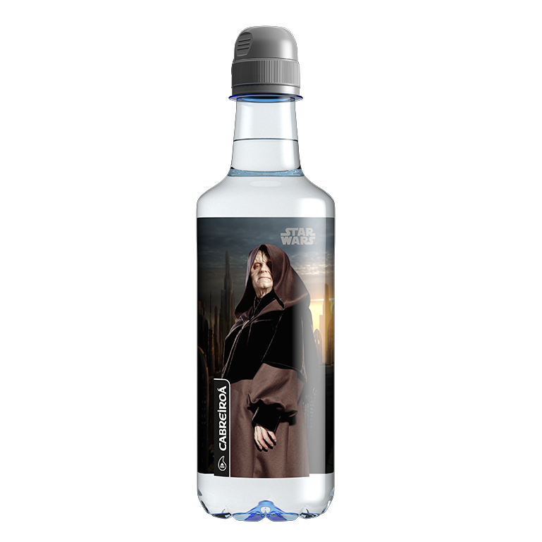 Pack agua mineral edición Star Wars de Cabreiroá , 24 botellas de 50 cl