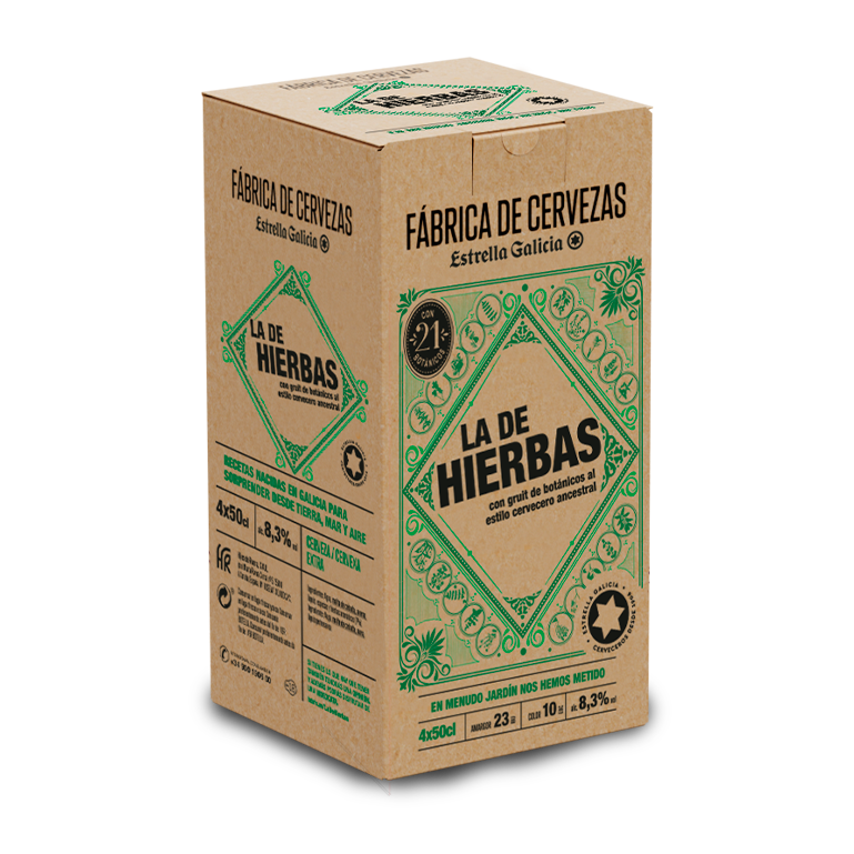 Fábrica de Cervezas Edición "La De Hierbas", 4 botellas de 50 cl