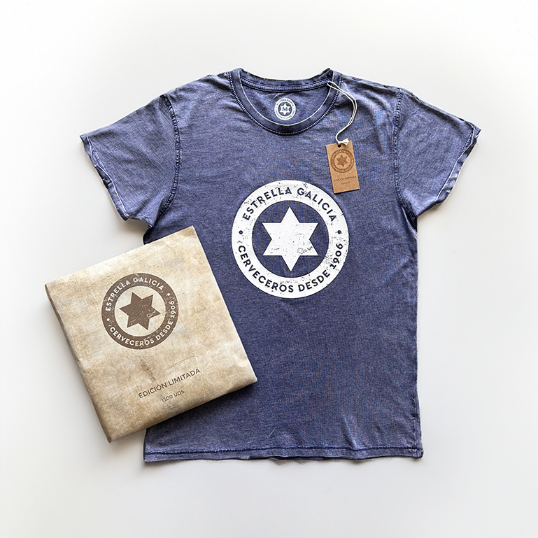 Camiseta Estrella Galicia Edición Limitada "Cerveceros desde 1906 Azul"