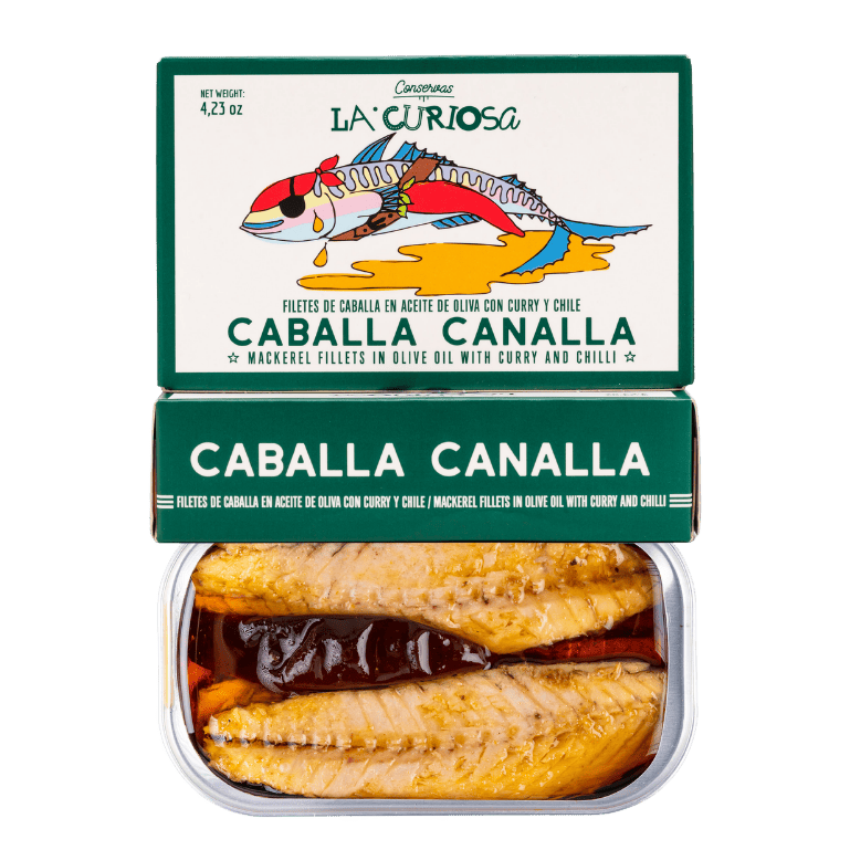 Caballa canalla de conservas La Curiosa, 120 g