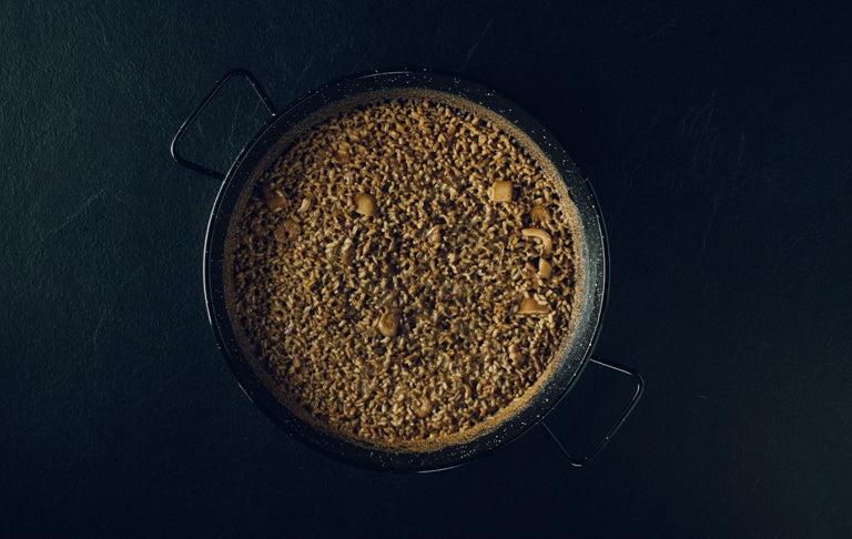 Kit Paella Valenciana + Paellera Esmaltada + Bolsa