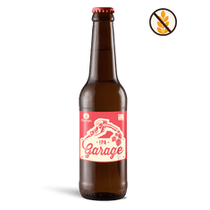 Espiga Garage IPA sin gluten, botella de 33 cl