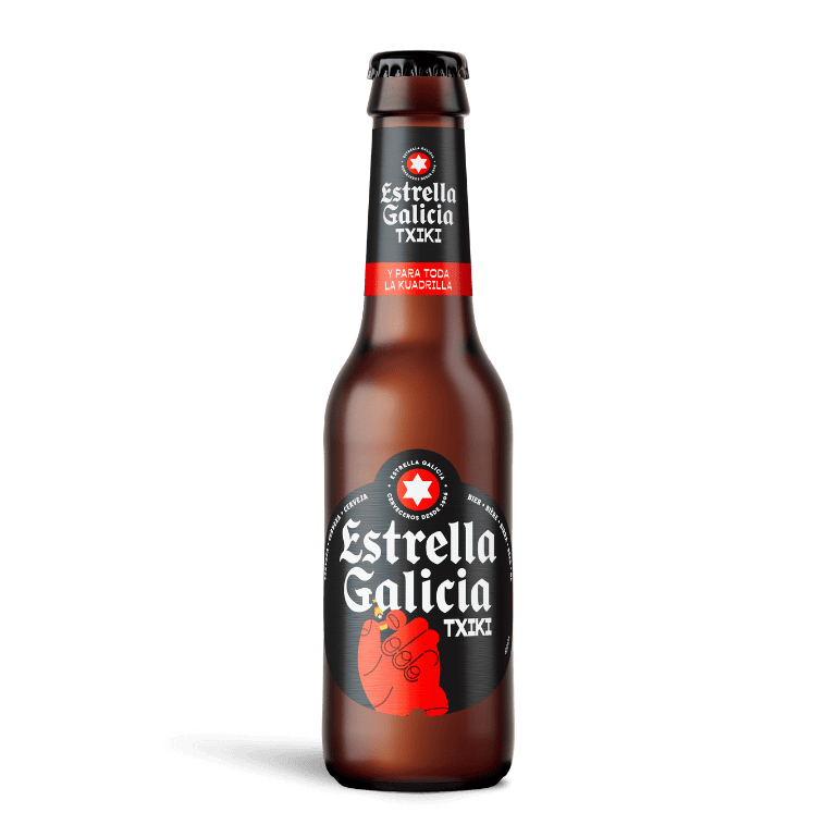 Estrella Galicia edición País Vasco con copa Atlántica