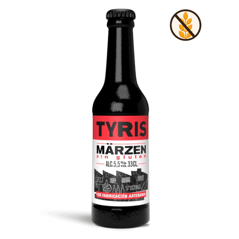 Tyris Märzen Sin Gluten, 12 botellas de 33 cl