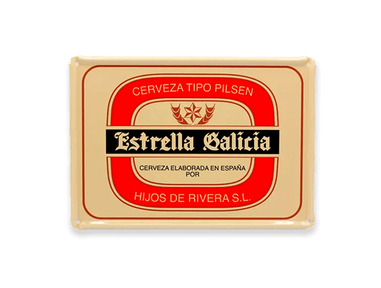 Chapa vintage Estrella Galicia Pilsen