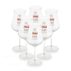Pack 6 copas de 1906 Black Coupage, 33 cl