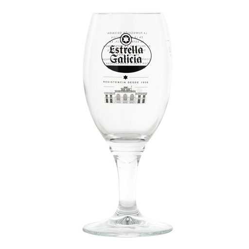 Estrella Galicia edición Eres el amor de mi birra con copa Atlántica