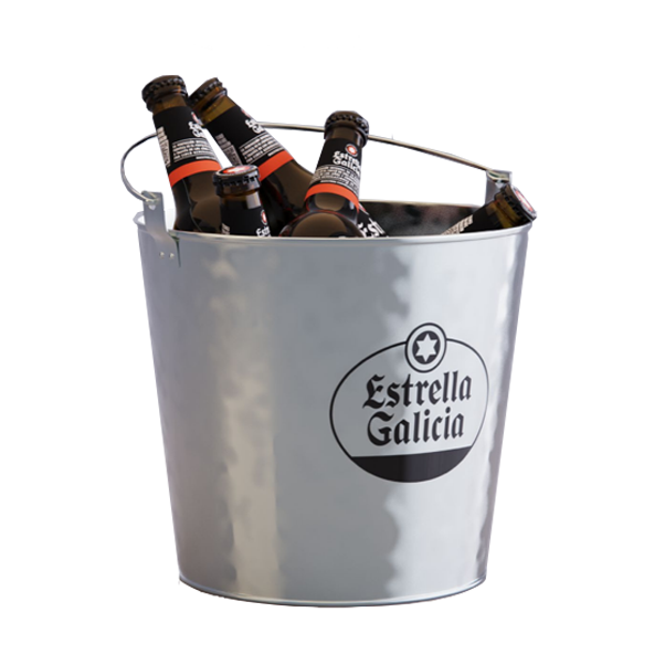 Cubo enfriador de Estrella Galicia