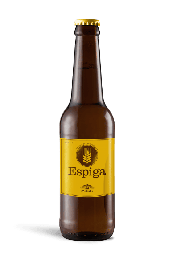 Espiga Pale Ale sin gluten, botella de 33 cl