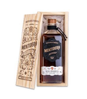 Ron mentidero Reserva 9 años en caja regalo de Destilería de Madrid, 1 botella de 70 cl