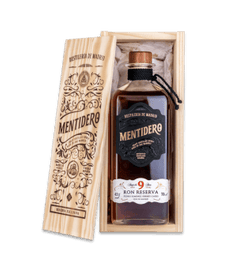 Ron mentidero Reserva 9 años en caja regalo de Destilería de Madrid, 1 botella de 70 cl