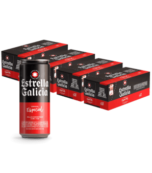 Pack 4 FrigoPacks Estrella Galicia Especial, 40 latas