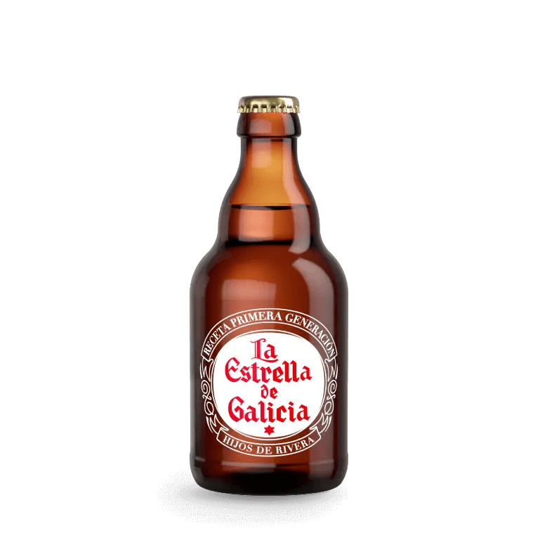 La Estrella de Galicia formato original, 24 botellas de 33 cl