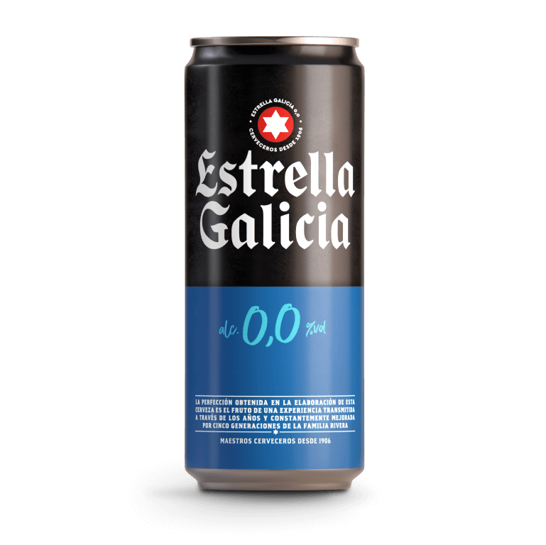Estrella Galicia 0,0, 24 latas de 33 cl