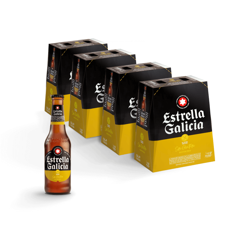 Estrella Galicia Sin Gluten, 24 botellas de 25 cl