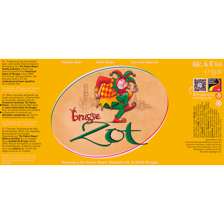 Brugse Zot Blond, 24 botellas 33 cl