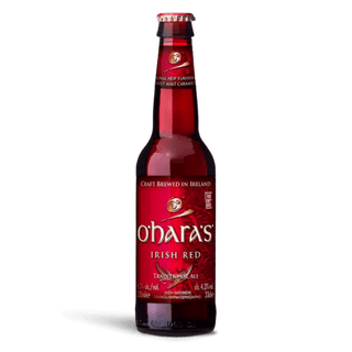 Cerveza roja irlandesa O’Hara’s Irish Red pack 24 botellas de 33 cl.
