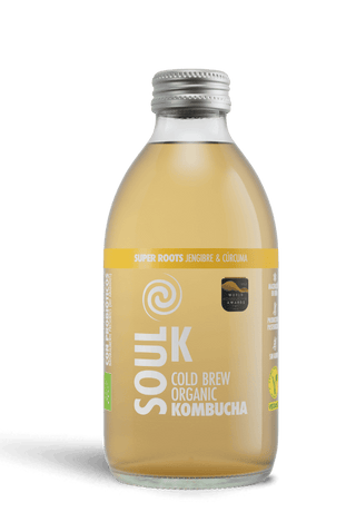 ¿Cómo elaboran la kombucha Soul K Super Roots Jengibre y cúrcuma Bio?