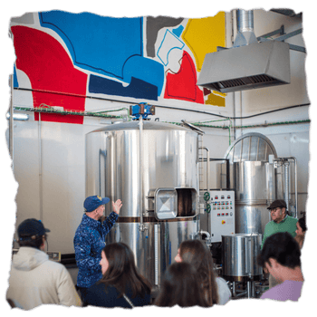 Fábrica de cervezas Río Azul una marca cervecera artesanal independiente de referencia en el sur de España, reconocida por fusionar la tradición europea y la vanguardia estadounidense en cervezas honestas, equilibradas y de perfil intensamente lupulado.