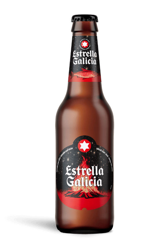 Estrella Galicia edición San Juan con copa Atlántica