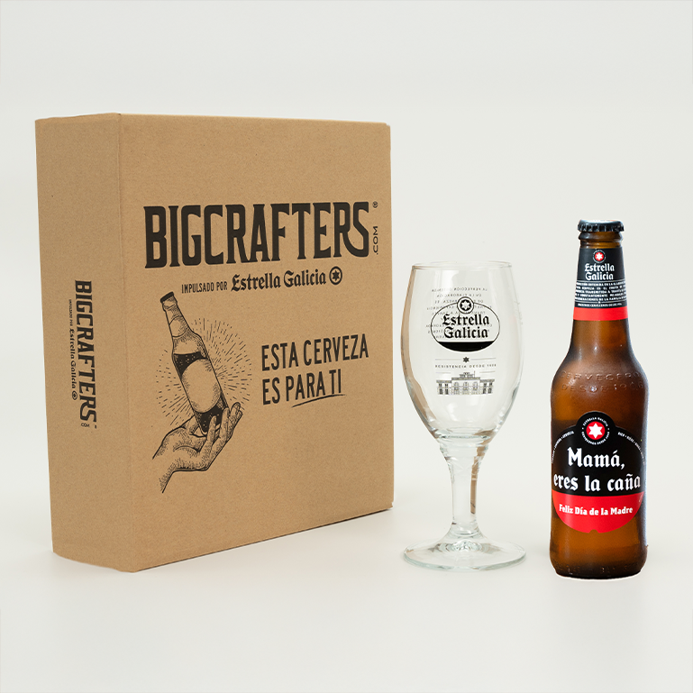 Estrella Galicia Edición Mamá eres la caña con copa Atlántica