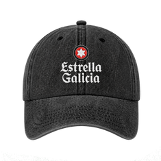 Gorra gris de Estrella Galicia