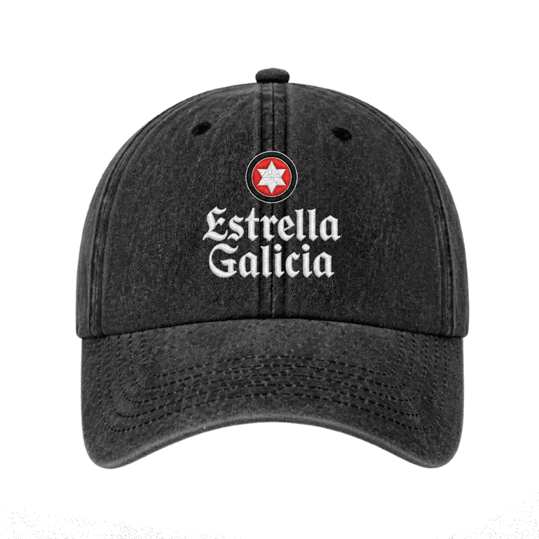 Gorra gris de Estrella Galicia