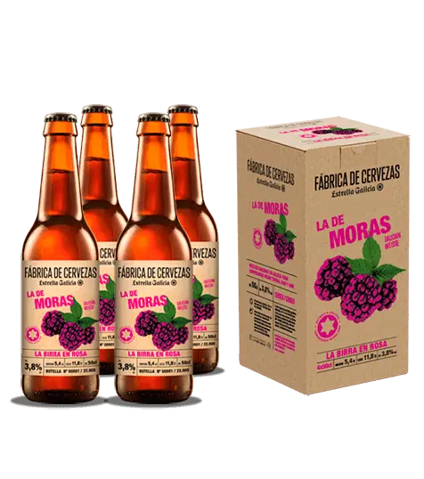 Fábrica de Cervezas Edición Moras, 4 Botellas de 50 cl