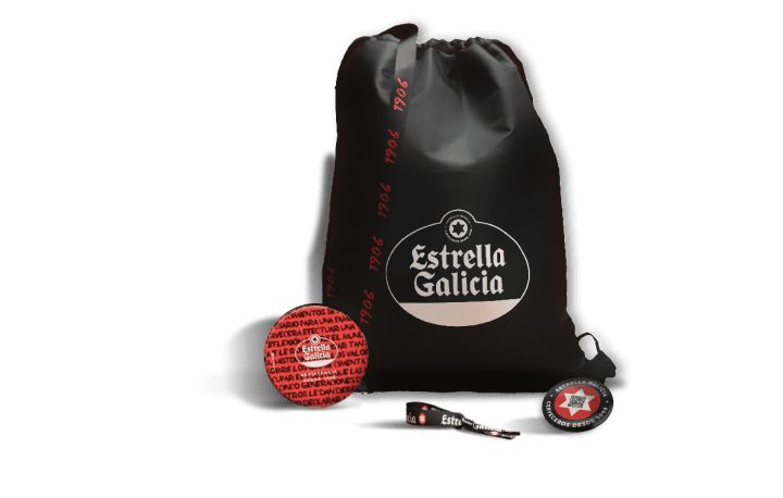 Kit accesorios bienvenida de Estrella Galicia