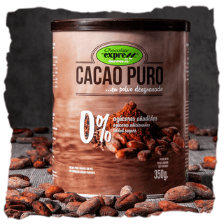 ¿Cómo se hace el cacao puro en polvo desgrasado de Chocolate Express? 