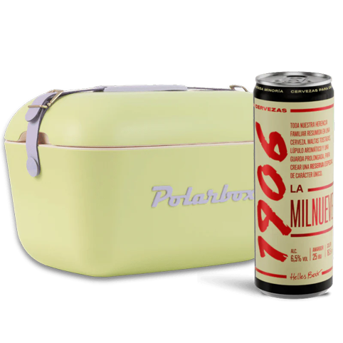 Verano Vintage: Nevera Polarbox Lima + 24 Latas 1906 Reserva Especial