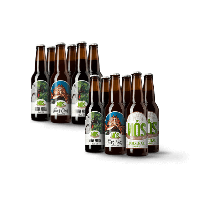 Nós mix 3 recetas, 12 botellas de 33 cl