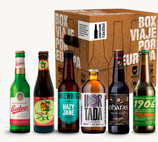 Experiencia Viaje por Europa, 12 botellas de 33 cl